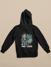 Charger l'image dans la galerie, Hoodie "Lanceur de roches" - Three Sevens